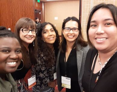 Picture of Hailee with Colleagues at National Women's Studies Association Conference
